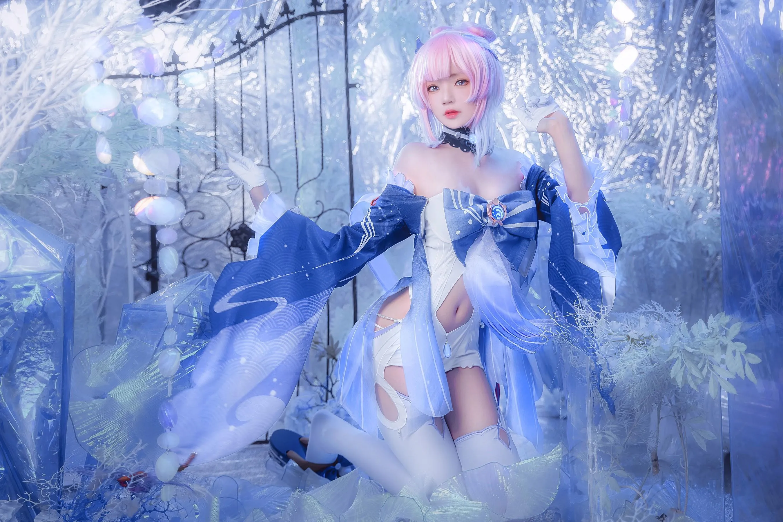 桜桃喵 –  NO.149 珊瑚宫心海 [30P]插图7
